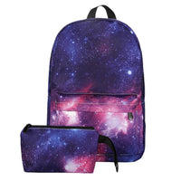 New Galaxy Stars Printed Travel Backpack - sparklingselections
