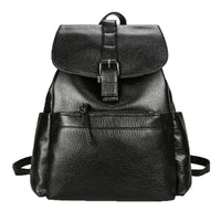 New Solid Fashion Leather Backpacks for Teenager - sparklingselections