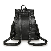 New Solid Fashion Leather Backpacks for Teenager - sparklingselections