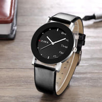 Leather Military Dress Quartz Wrist Watches - sparklingselections