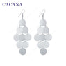 Mini Exquisite Sequin Dangle Long Earrings For Women