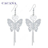 Fashionable Butterfly Dangle Long Earrings For Girls