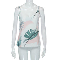 New Women Sexy Flower Printed Sleeveless Tops - sparklingselections