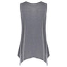 New Women Sleeveless V Neck Lace Trim Tank Top