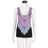 New Women Fashion Casual Printed Sleeveless Top - sparklingselections