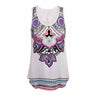 New Women Printing Sleeveless Tops