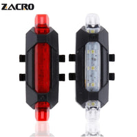 New Rechargeable LED USB Rear Tail light - sparklingselections