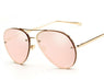 Women Sunglasses Branded Sun glass .New Pilot Women Fashion Shade Multicolor PInk Golden Glasses