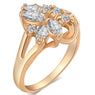 Fashion Gold  Crystal Zircon Rings