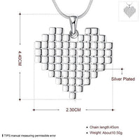 Fashion Popular Chain Heart Pendant Necklace - sparklingselections