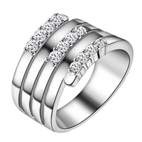 Fashion Silver Wedding Rings - sparklingselections