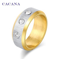 Fashion Great CZ Titanium Rings For Women - sparklingselections