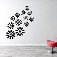 Beautiful 12pcs/Set Flower Wall Sticker - sparklingselections