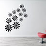 Beautiful 12pcs/Set Flower Wall Sticker