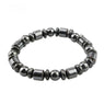 New Round Black Stone Magnetic Therapy Bracelet