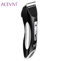 New Professional LCD Digital Rechargeable Electric Hair Trimmer - sparklingselections