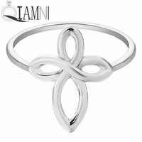 Infinity Cross Engagement Rings For Women - sparklingselections