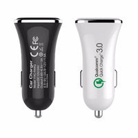 New Certificated Quick Fast Car Charger Adapter for Smart phone - sparklingselections