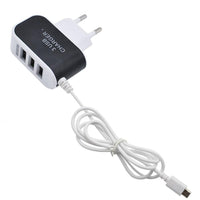New Universal 5V/3.1A 3 in 1 Port USB Wall Charger - sparklingselections