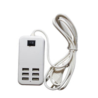New 6 Port USB Wall Charger For smartphones - sparklingselections