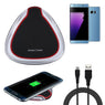 New Qi Wireless Charging Pad +Micro USB Power Cable For Smartphone