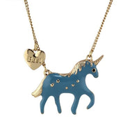 New Fashion Lovely Oil Glaze Horse Pendant Necklace - sparklingselections