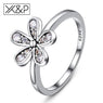 New Fashion Elegant Dazzling Daisy Flower Finger Rings