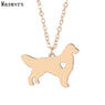 new Fashion Golden Dogs Breed Necklaces pendant