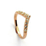 New Lover Hot Elegant Gold Color Genuine Crystals Ring (Adjustable)