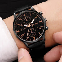 New Fashion Casual Leather Business Wrist watch - sparklingselections