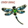 New fashion Crystal Vintage Dragonfly Brooch Pin