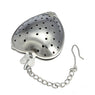 new Stainless Steel Silver Heart Tea Spice Strainer Ball