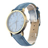 Denim Fabric Clock Analog Quartz Watch For Women