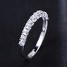 Forever Love Super Shiny Zircon Silver Plated Finger Rings