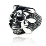 Gothic Skeleton Dragon Claw Ring for Men