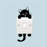 Lovely Cute Little Cat Switch Wall Decals