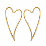 New Fashion Heart Charm Chic Hollow Gold Studs Earring