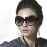 Fashion New Female Beauty Retro Sun Glasses Black UV400  Mirror Shiny Aviator Women Glasses