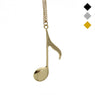 Tone Music Notes Pendant Necklace for Women