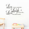Live Laugh Love Quotes Wall  Vinyl Wall Decals