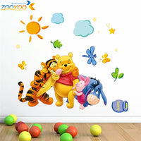 Kids Room Decoration Friends Wall Decal Stickers Cartoon Style Wall Posters For Home Decor