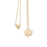 Elegant Vivid Lotus flower Pendant Necklaces for Women