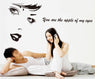 New Beauty Face Wall Stickers for Home Decor
