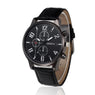 New stylish fashion Leather analog wrist watch