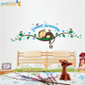 sweet dream cartoon monkey wall stickers for kids room