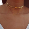 New Long Dangle Fish Bone Chain Gold Choker Necklace Jewelry