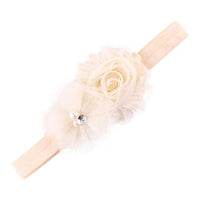New stylish Baby Hair Soft Mesh Flower Pearl Combination Belt - sparklingselections