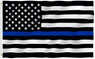 Blue Line USA Police Flags, 90*150cm Thin Blue Line USA Flag
