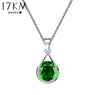 Crystal Water Drop Pendants Necklace