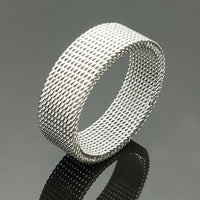 Titanium 8mm Wide Stainless Steel Ring - sparklingselections